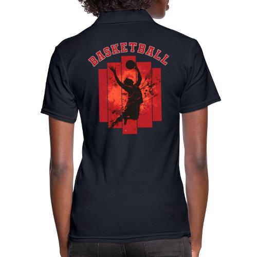 Basketball Mode On - Women's Pique Polo Shirt
