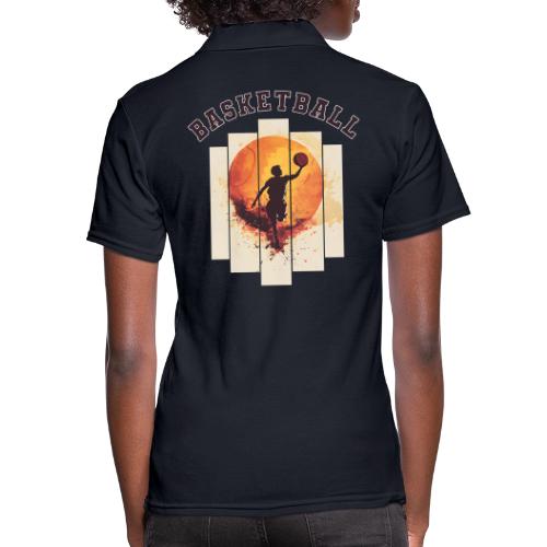 Basketball again and again - Women's Pique Polo Shirt