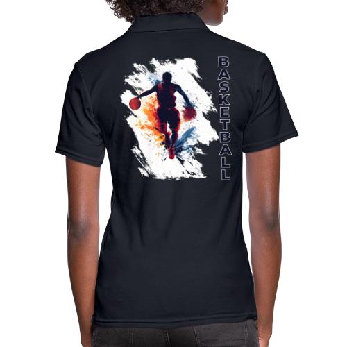 Basketball Hustle - Women's Pique Polo Shirt