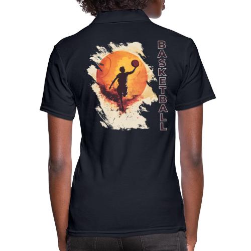 Basketball Stride - Women's Pique Polo Shirt