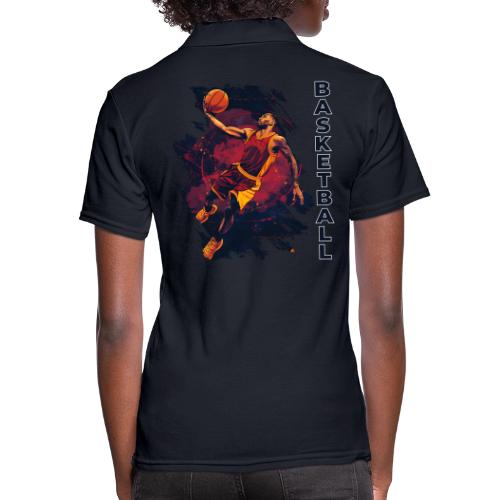 Basketball Charge - Women's Pique Polo Shirt