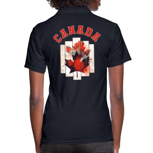 Heart of Canada Art - Women's Pique Polo Shirt