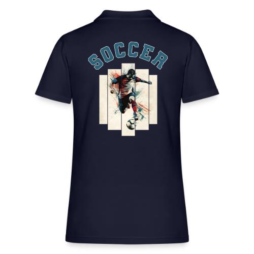Soccer Vibes - Women's Pique Polo Shirt