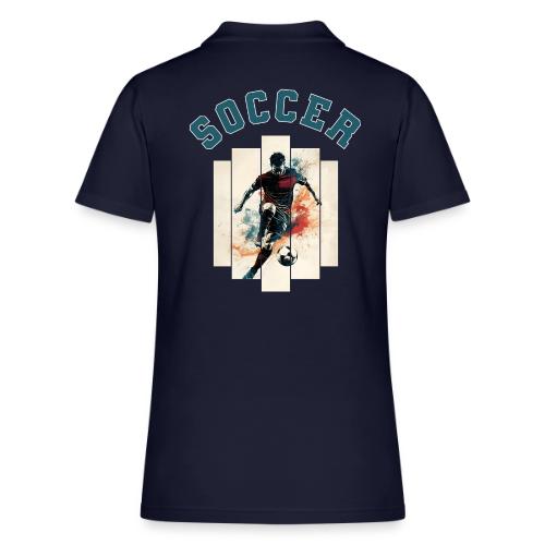 Soccer Mode On - Women's Pique Polo Shirt
