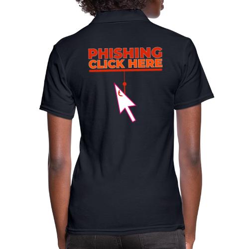 Phishing: Hooked by Deception - Women's Pique Polo Shirt
