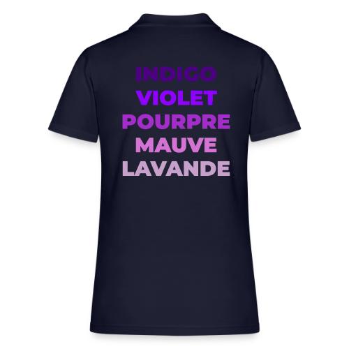 Shades of purple - Women's Pique Polo Shirt