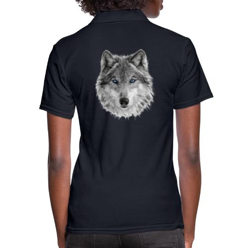 Frost-Eyed Alpha - Women's Pique Polo Shirt
