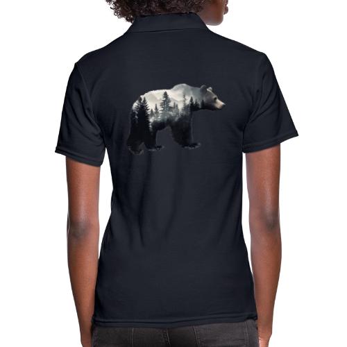 Forest Within the Bear - Women's Pique Polo Shirt