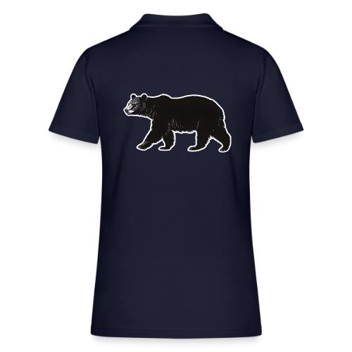 Midnight Black Bear - Women's Pique Polo Shirt