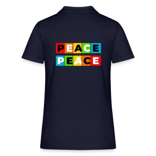 Colorful Peace - Women's Pique Polo Shirt