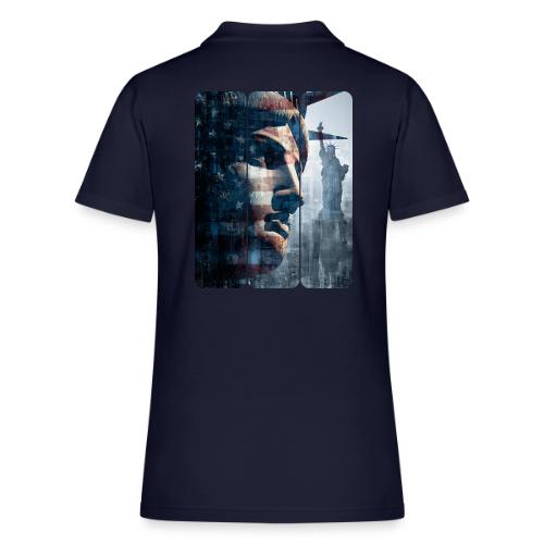 USA: Liberty in Three Visions - Women's Pique Polo Shirt