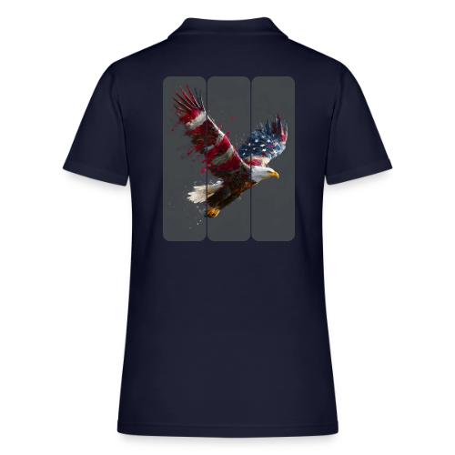 USA: Freedom in Flight - Women's Pique Polo Shirt