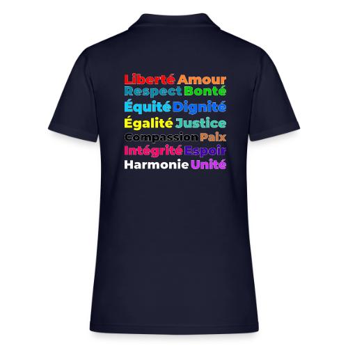 Words of Light - Women's Pique Polo Shirt