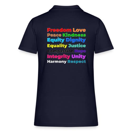 Words of Light - Women's Pique Polo Shirt