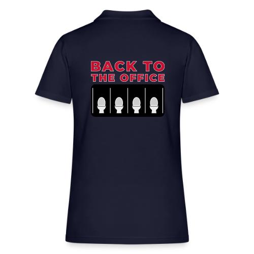 Back to the Office Satire Design - Women's Pique Polo Shirt