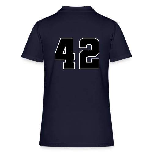 Varsity Number 42 Sports Style - Women's Pique Polo Shirt