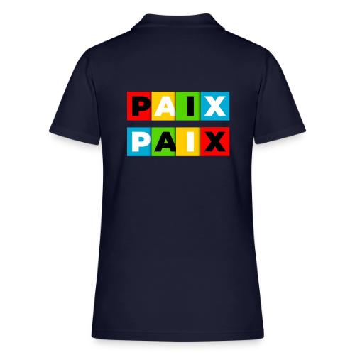 Peace in Colour - Women's Pique Polo Shirt