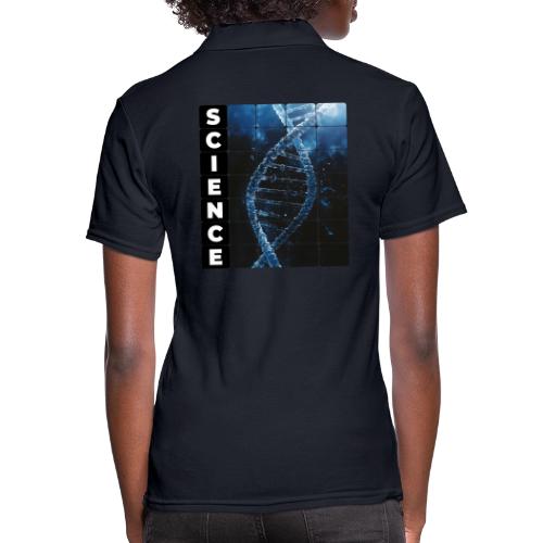 Frozen Code of Science - Women's Pique Polo Shirt
