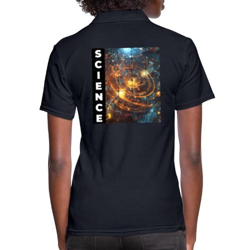 Golden Core of Science - Women's Pique Polo Shirt