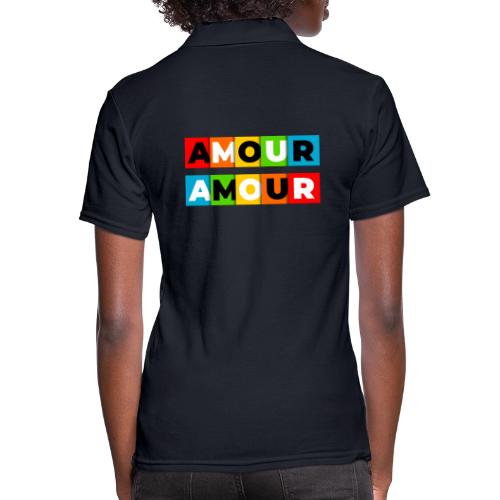 Love in Colour - Women's Pique Polo Shirt