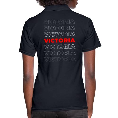 Victoria Vibe - Women's Pique Polo Shirt