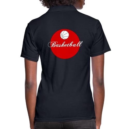 Basketball: Bold Hoops - Women's Pique Polo Shirt