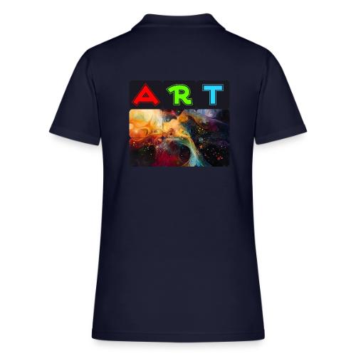 Waves of Art - Women's Pique Polo Shirt