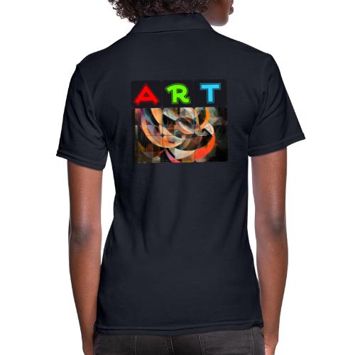 Fragments of Art - Women's Pique Polo Shirt