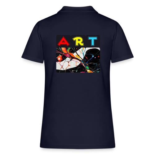 Art in Motion: Color Unleashed - Women's Pique Polo Shirt