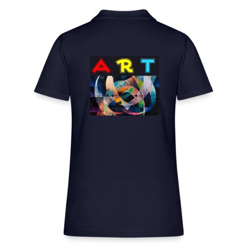 Art of Stripes and Shades - Women's Pique Polo Shirt