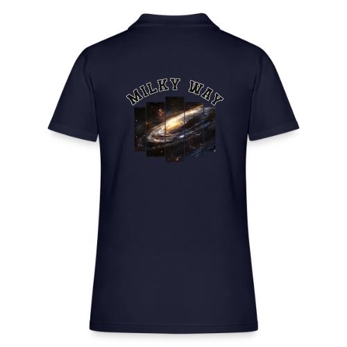 Milky way galaxy - Women's Pique Polo Shirt