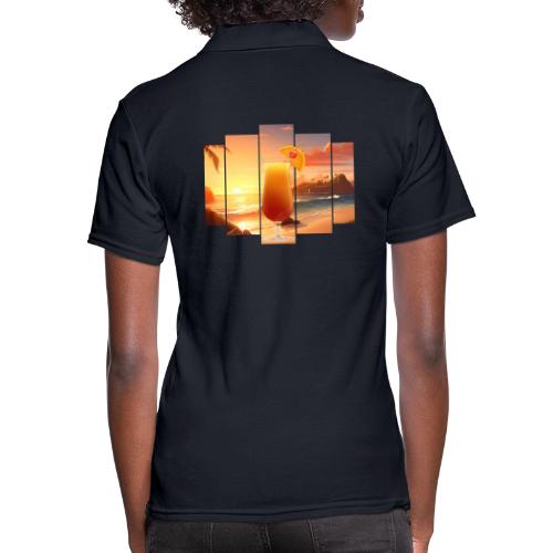 Squeeze the Day - Women's Pique Polo Shirt