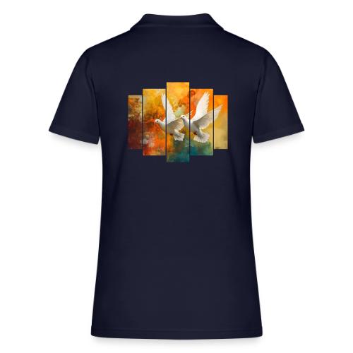 Wings of Peace - Women's Pique Polo Shirt