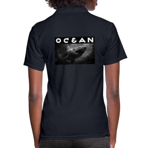 Ocean: Abyssal Terror - Women's Pique Polo Shirt