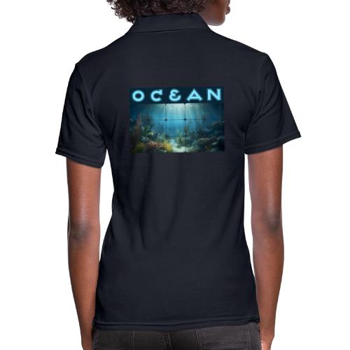 Ocean: Beneath the Surface - Women's Pique Polo Shirt