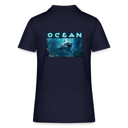 Ocean: Predator's Domain - Women's Pique Polo Shirt