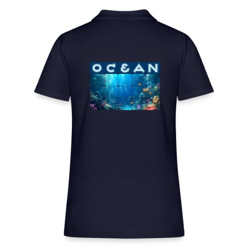 Ocean: Coral Carnival - Women's Pique Polo Shirt