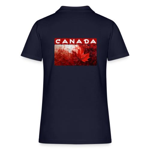 Canada Painted Pride - Women's Pique Polo Shirt