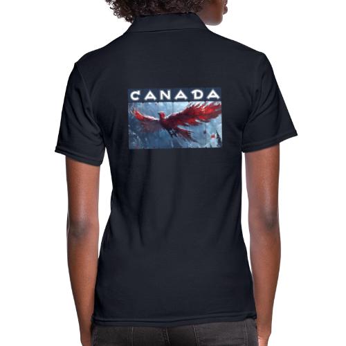 Canada Rising - Women's Pique Polo Shirt