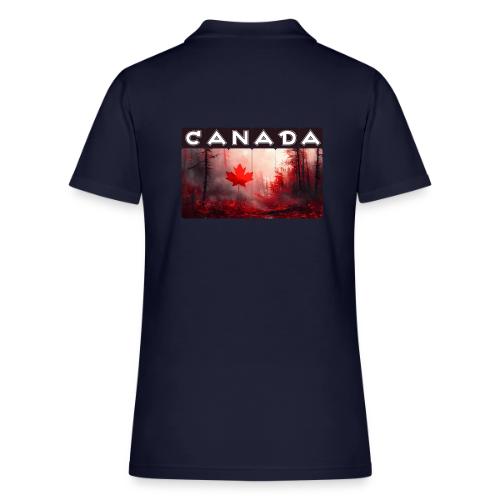 Canada Nature Vibes - Women's Pique Polo Shirt