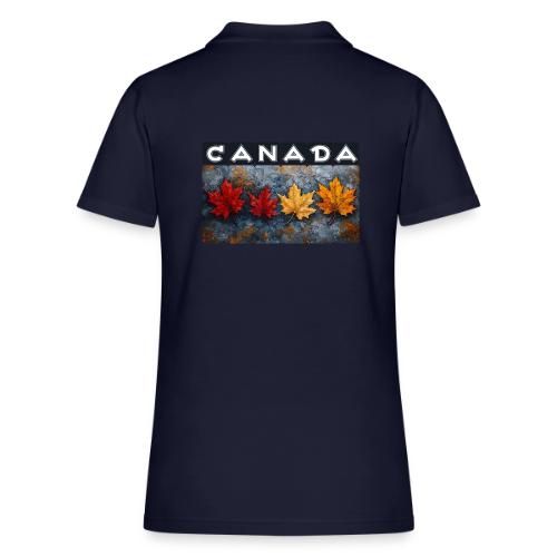 Colorful Canada Style - Women's Pique Polo Shirt