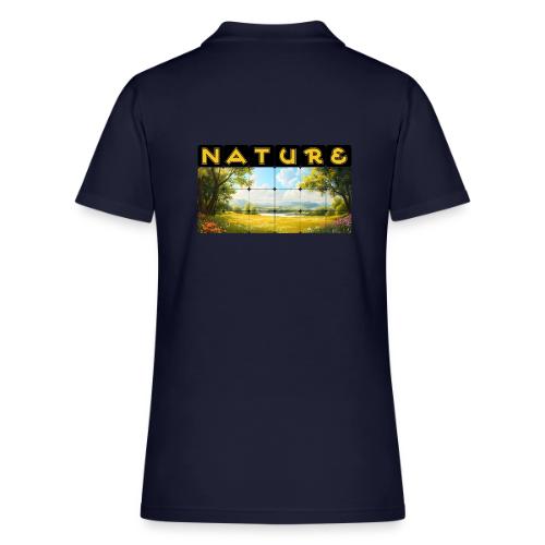 Nature: Summer Fields - Women's Pique Polo Shirt