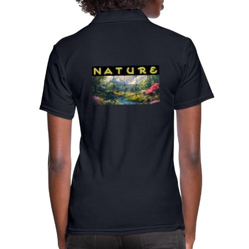 Nature: Spring Awakening - Women's Pique Polo Shirt