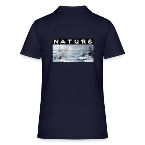 Nature: Winter Embrace - Women's Pique Polo Shirt