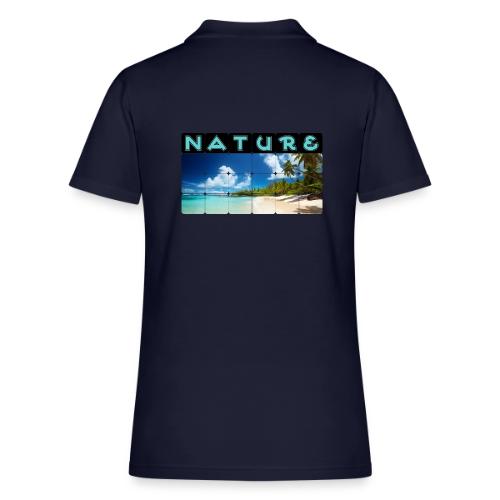 Nature: Island Bliss - Women's Pique Polo Shirt