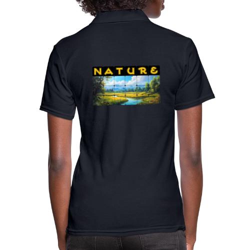 Nature: Season of Bloom - Women's Pique Polo Shirt