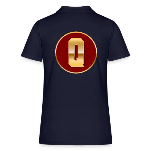 Letter Q – Capital Varsity Alphabet Monogram - Women's Pique Polo Shirt