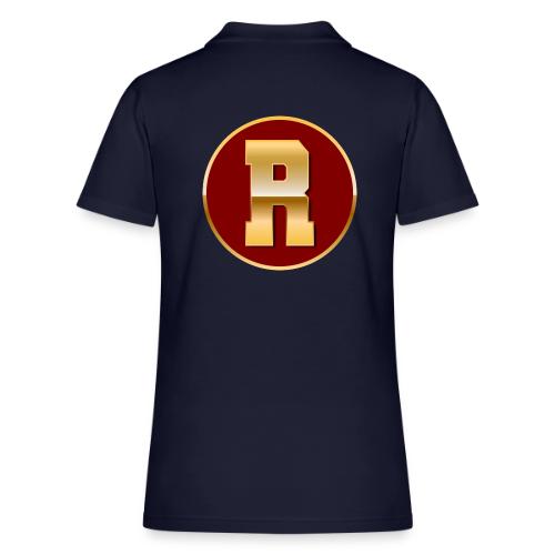 Letter R – Capital Varsity Alphabet Monogram - Women's Pique Polo Shirt