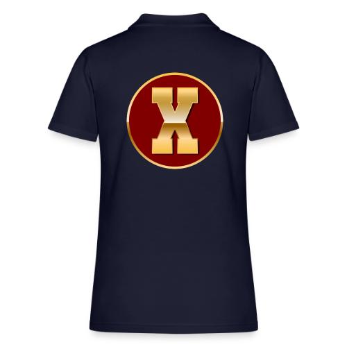 Letter X – Capital Varsity Alphabet Monogram - Women's Pique Polo Shirt