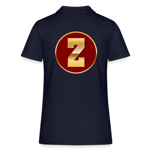 Letter Z – Capital Varsity Alphabet Monogram - Women's Pique Polo Shirt